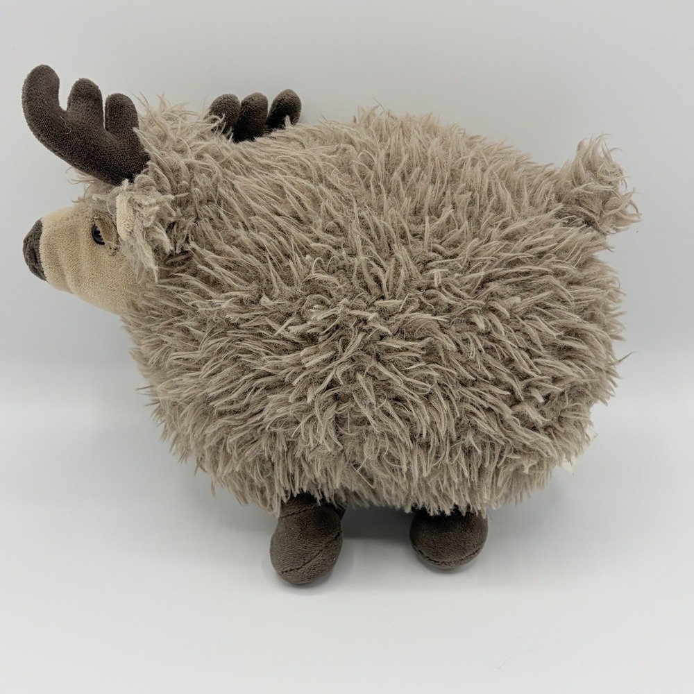 Jellycat Small Rolbie Reindeer 9" Retired Plush Lovey Christmas Holiday Fuzzy